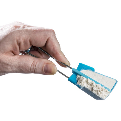 Dreamfarm Levoons Self-Levelling Measuring Spoon Set, Accurate Measurement from 1/4 Teaspoon to 1 Tablespoon, Pack of 4, Easy-to-Use, Ideal for Precise Cooking and Baking, Silver