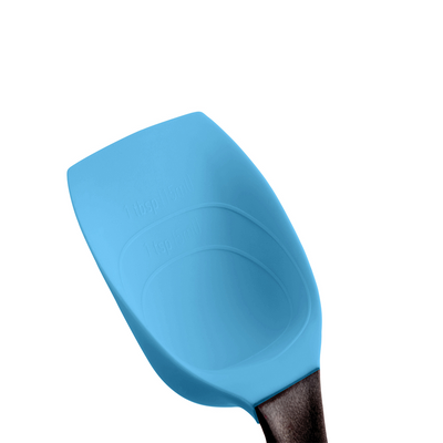 Dreamfarm Supoon Non-Stick Sit-Up Silicone Scraping, Serving, Cooking Spoon, Measures 5ml Tsp & 15ml Tbsp, 11 Inch, Durable, Easy to Clean, Perfect for Stirring and Serving, Blue