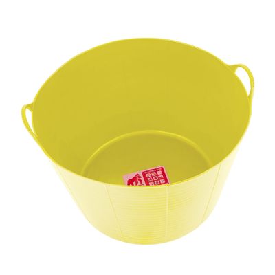 Red  Gorilla -  Tubs & Recycled Black Tubs - Extra Large 75L Yellow 