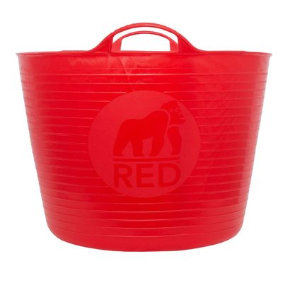 Red  Gorilla -  Tubs & Recycled Black Tubs - Large 38L Red