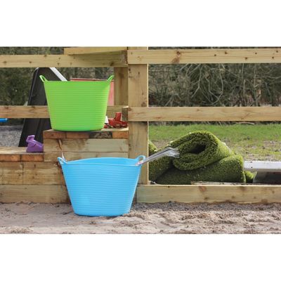 Red  Gorilla -  Tubs & Recycled Black Tubs - Large 38L Sky Blue