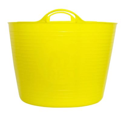 Red  Gorilla -  Tubs & Recycled Black Tubs - Large 38L Yellow