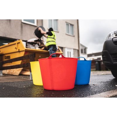 Red  Gorilla -  Tubs & Recycled Black Tubs - Large 38L Yellow