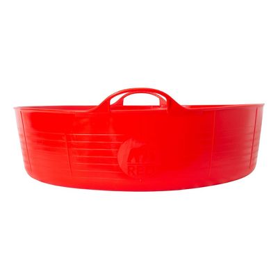 Red  Gorilla -  Tubs & Recycled Black Tubs - Large Shallow 35L Red