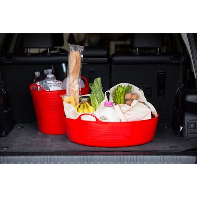 Red  Gorilla -  Tubs & Recycled Black Tubs - Large Shallow 35L Red