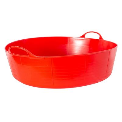 Red  Gorilla -  Tubs & Recycled Black Tubs - Large Shallow 35L Red