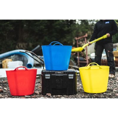 Red  Gorilla -  Tubs & Recycled Black Tubs - Medium 26L Yellow