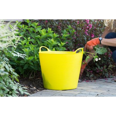Red  Gorilla -  Tubs & Recycled Black Tubs - Medium 26L Yellow