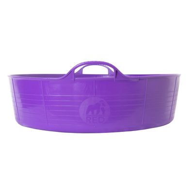 Red  Gorilla - Gorilla Tubs & Recycled Black Tubs - Large Shallow 35L- Purple