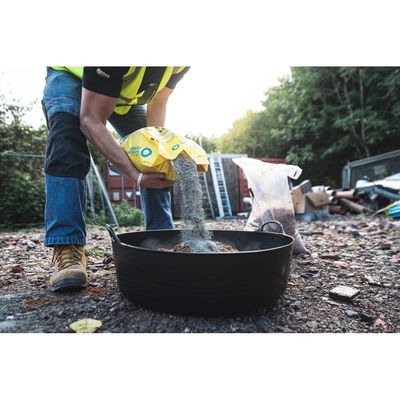 Red  Gorilla - Gorilla Tubs & Recycled Black Tubs - Mini Shallow 5L -Black 
