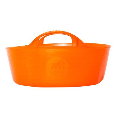Red  Gorilla - Gorilla Tubs & Recycled Black Tubs - Mini Shallow 5L -Orange