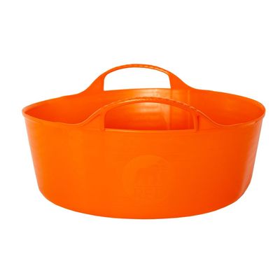 Red  Gorilla - Gorilla Tubs & Recycled Black Tubs - Mini Shallow 5L -Orange