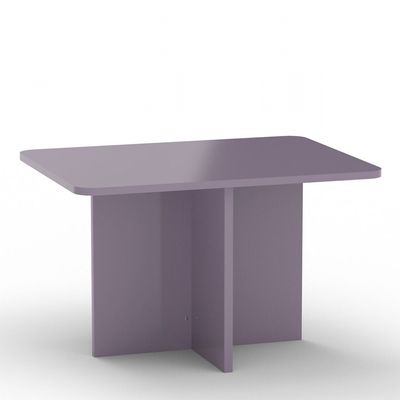 Mahmayi Modern Ergonomic Child Desk for Kids, 80x50cm, Round Edges, Durable, Safe, Comfortable Learning Space, Easy to Clean Ideal for Toddlers and Pre-schoolers - Purple