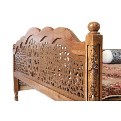 12-seater Arabic Sofa Majlis Set – Wooden Diwan Sofa Majlis Floor Sofa with Cushions, Carpet – Arabic Majlis Sofa Set, Traditional Divan Furniture for Living Room & Outdoor