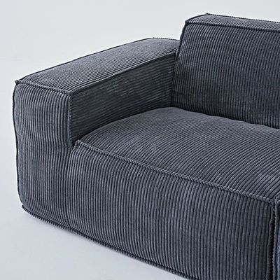 Maple Home 2-seater Sofa Modular Sofas Set Compression Sponge Sectional Lounge High Density Foam Living Room Apartment Furniture
