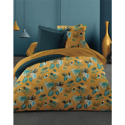 King Duvet Cover (240 x 200 Cm) 2 Pillow Cover (50 x 80 Cm) Printed Orparadis 100% Cotton - Set of 3