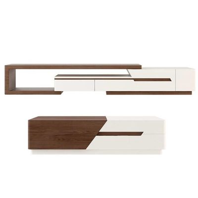 Unique Design TV and Coffee Table Set - Multifunctional Extendable  