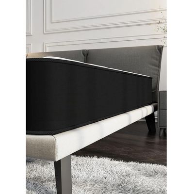 Harmony Home Bonnel Spring Double/Full Size Mattress - 140 cm Width, 190 cm Length, 24 cm Depth, White for Comfort, Support, and Durability. Ideal for Double or Full Size Beds with Balanced Firmness and Softness.