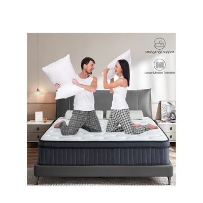 Harmony Home 10-Inch Euro Top Bonnell Spring Mattress – 210x200 cm | Advanced Sleep Technology, Spine Alignment, Long-Lasting Durability & Maximum Comfort