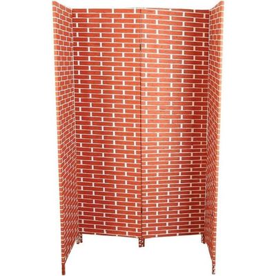 Harmony Home 4-Panel Room Divider, 200 x 180 cm, Folding Privacy Screen Partition, Portable Freestanding Rattan Divider for Bedroom, Office & Living Room