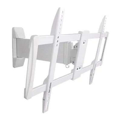 Single Arm Swivel TV Wall Mount for 37-75 Inch Curved & Flat Panel TVs up to 50 kg/110 lbs, Full-Motion with Sliding Long Arm, VESA Compatible up to 600x400mm, Black