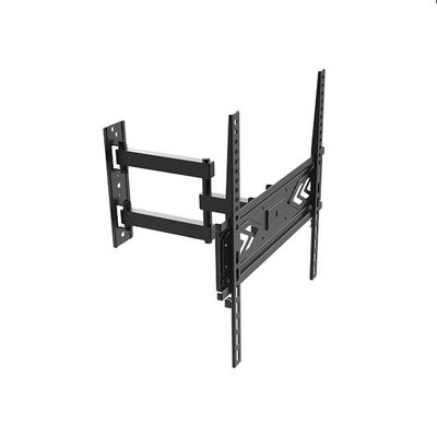 Double Arms Swivel TV Wall Mount for 26-65 Inch LED & LCD Flat Panel TVs up to 45 kg/99 lbs, and VESA up to 400x400, and Full Motion, Built-in Cable Management, Black