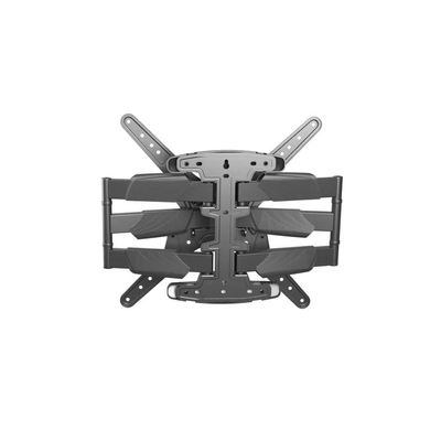 Double Arms Swivel TV Wall Mount for 23"-55" LED & LCD Flat Panel TVs up to 40 kg/88 lbs, and VESA up to 400×400, Full Motion, Black