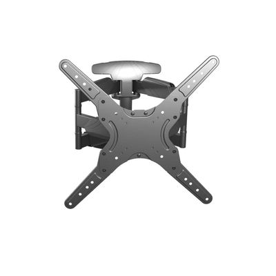 Double Arms Swivel TV Wall Mount for 23"-55" LED & LCD Flat Panel TVs up to 40 kg/88 lbs, and VESA up to 400×400, Full Motion, Black