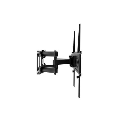Double Arms Swivel TV Wall Mount for 32"-70" Flat Panel TVs up to 40 kg/88 lbs, VESA up to 600x400mm, Full Motion, 355 mm Profile to Wall, Black