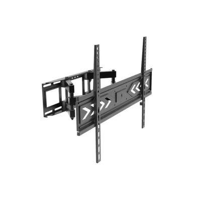 Double Arms Swivel TV Wall Mount for 32"-70" Flat Panel TVs up to 40 kg/88 lbs, VESA up to 600x400mm, Full Motion, 355 mm Profile to Wall, Black