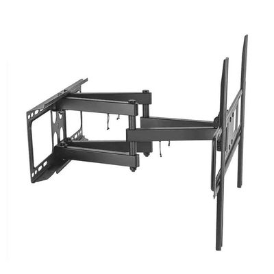 Double Arms Swivel TV Wall Mount for 32"-80" LED & LCD Flat Panel TVs up to 40 kg/88 lbs, VESA up to 400x400mm, Full Motion, 464 mm Extension, Black