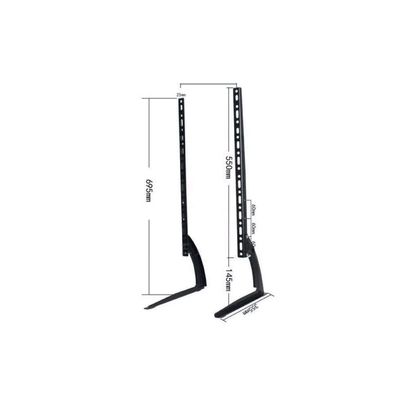 Desktop TV Stand, Ultra-Slim Design, Supports most 23"–55" TVs up to 25kg /55lbs, VESA 400x400mm Compatible