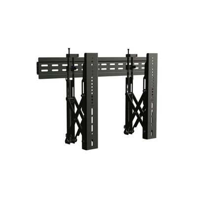 Video Wall Mount for Digital Signage, Supports 37"-70" Screens up to 55 kg, VESA 600x400mm, Height Adjustable, Anti-Theft Design, Black