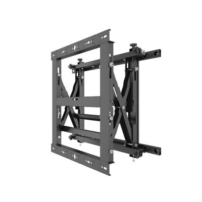 Pop-Up Video Wall Mount for Digital Signage, Supports 45"-75" Screens up to 70 kg, VESA 600x400mm, Multi-Dimensional Micro Adjustment, Anti-Theft Design, Black
