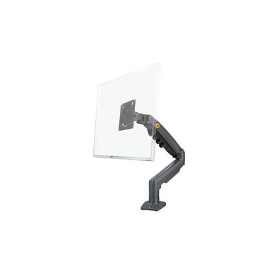Monitor Arm Gas Spring Desk  Mount supports 17" to 30" Computer Screens up to 19.8 lbs, VESA 75x75 & 100x100 Compatibility, Height Adjustable, Full Motion Swivel, Tilt & 360° Rotation, Black