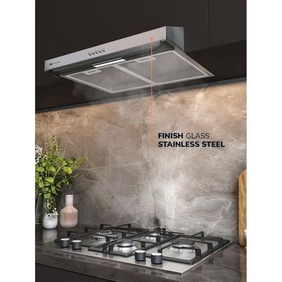 MILLEN 60cm Under Cabinet Stainless Steel Range Hood - MKH 603 IX, 3 Year Warranty - Silver