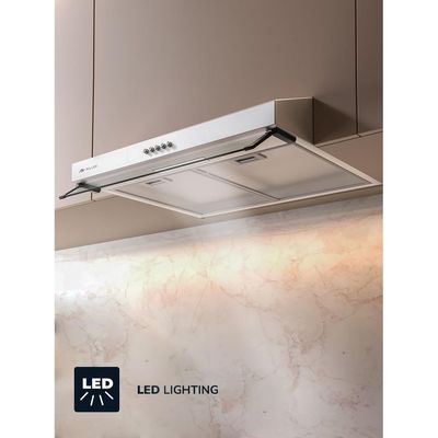 MILLEN 60cm Under Cabinet White Range Hood - MKH 603 WH, 3 Year Warranty - White