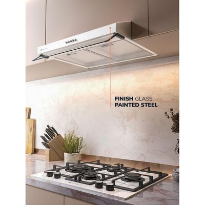 MILLEN 60cm Under Cabinet White Range Hood - MKH 603 WH, 3 Year Warranty - White