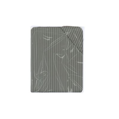 Light Grey Extra Deep Pocket Bed Sheet Cotton 2 Piece Sheet Set 120x200x15cm