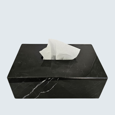 Black Rectangular Tissue Box