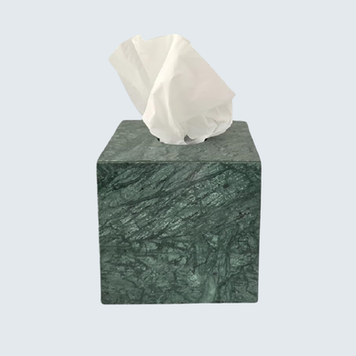 Green Cube Tissue Box Green Cube Tissue Box