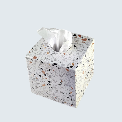 Terrazo Cube Tissue Box Terrazo Cube Tissue Box
