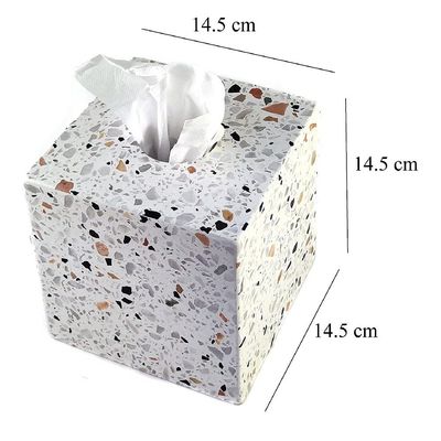 Terrazo Cube Tissue Box Terrazo Cube Tissue Box