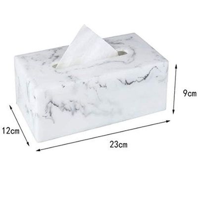 White Rectangular Tissue Box White Rectangular Tissue Box