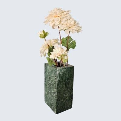 Green Marble Flower Vase Green Marble Flower Vase