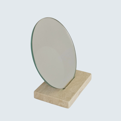 Travertine Table Mirror Travertine Table Mirror