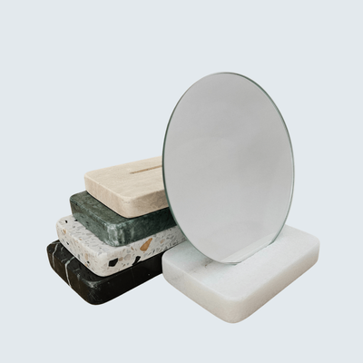 Black Marble Table Mirror Black Marble Table Mirror
