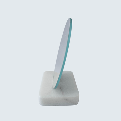 White Marble Table Mirror