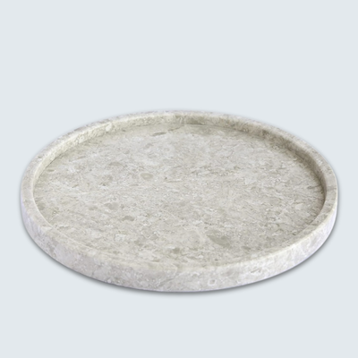 Beige Round Marble Tray Beige Round Marble Tray