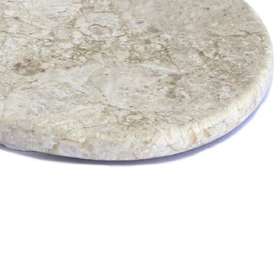 Beige Oval Stone Tray Beige Oval Stone Tray